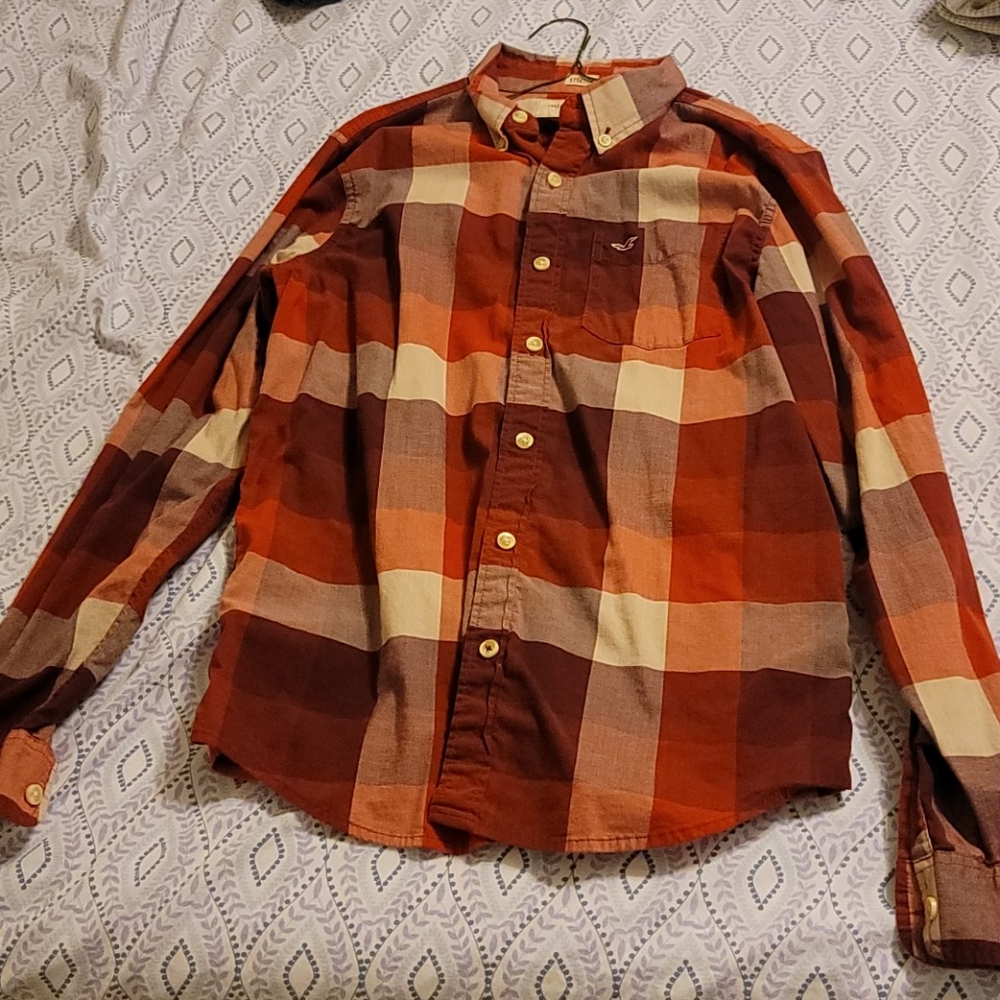 Men's Hollister Long Sleeve Flannel